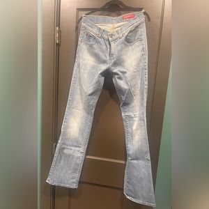 Vintage straight leg jeans.